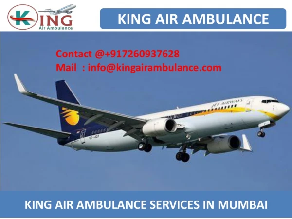 Hire the Best King Air Ambulance Service in Mumbai and Bangalore