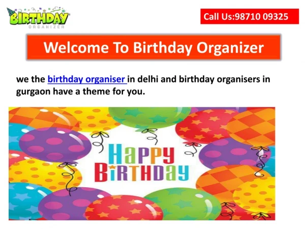 Birthday Party Planner In Noida