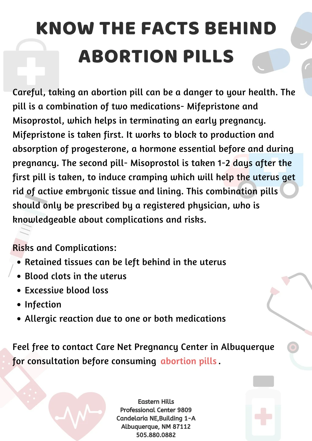 know the facts behind abortion pills