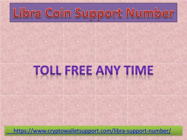 Libra Coin refund support number