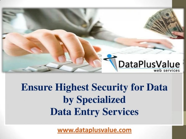 DataPlusValue Specialized Data Entry India Secure Your Data
