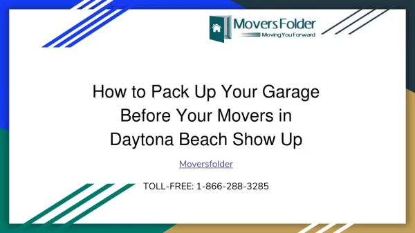 How to Pack Your Garage Before Your Movers in Daytona Beach Show Up