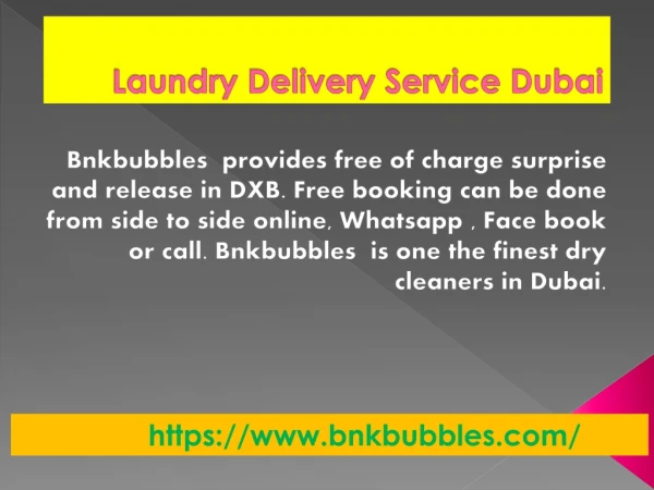 Dry Cleaning Company in Dubai