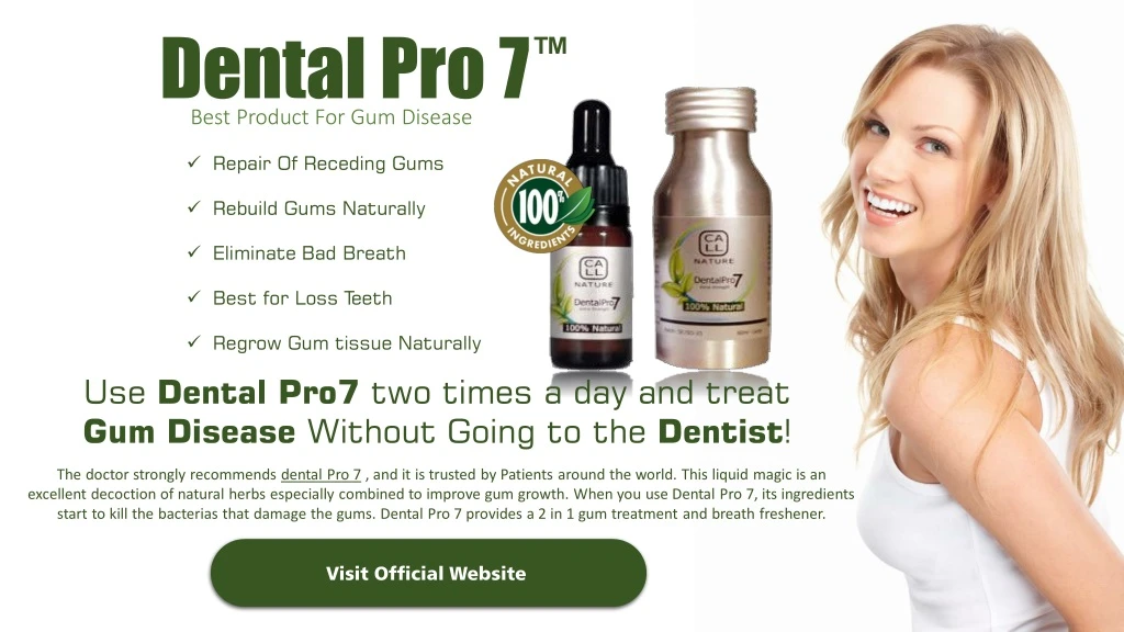 dental pro 7 best product for gum disease