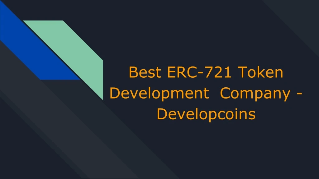 best erc 721 token development company