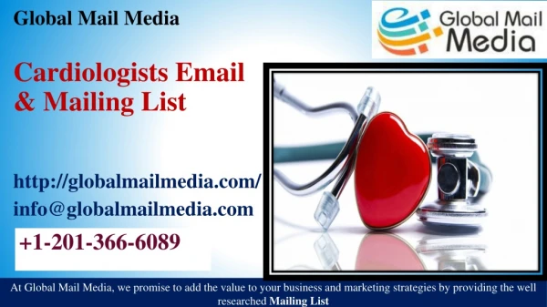 Cardiologists Email & Mailing List