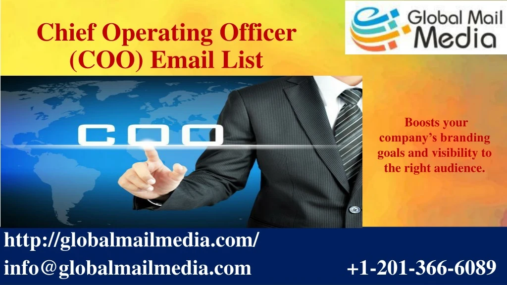 chief operating officer coo email list