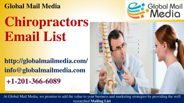 Chiropractors Email List
