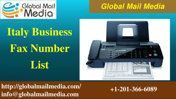Italy Business Fax Number List