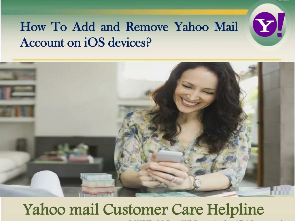 how to add and remove y ahoo mail account