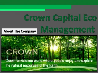 Crown Capital Eco Management - slide 1