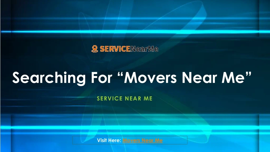 searching for movers near me