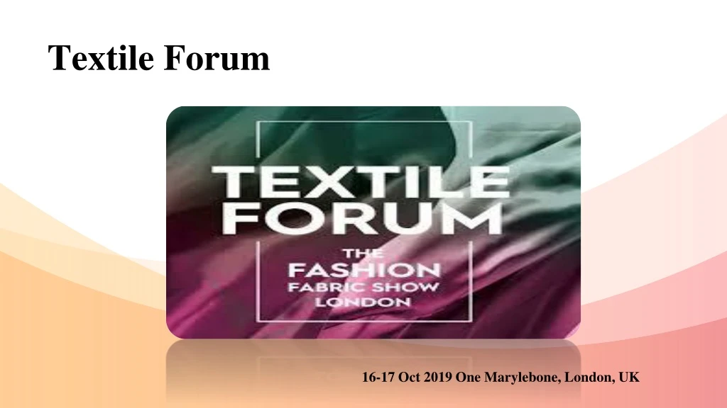 textile forum