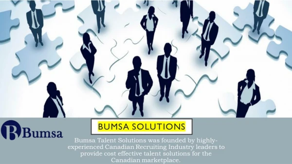 Canadian Employment Agency | Bumsa Solutions