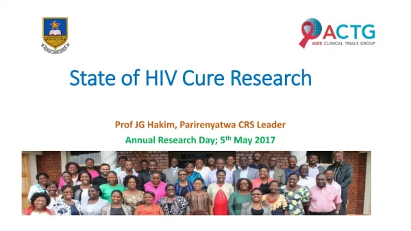 State of HIV Cure Research