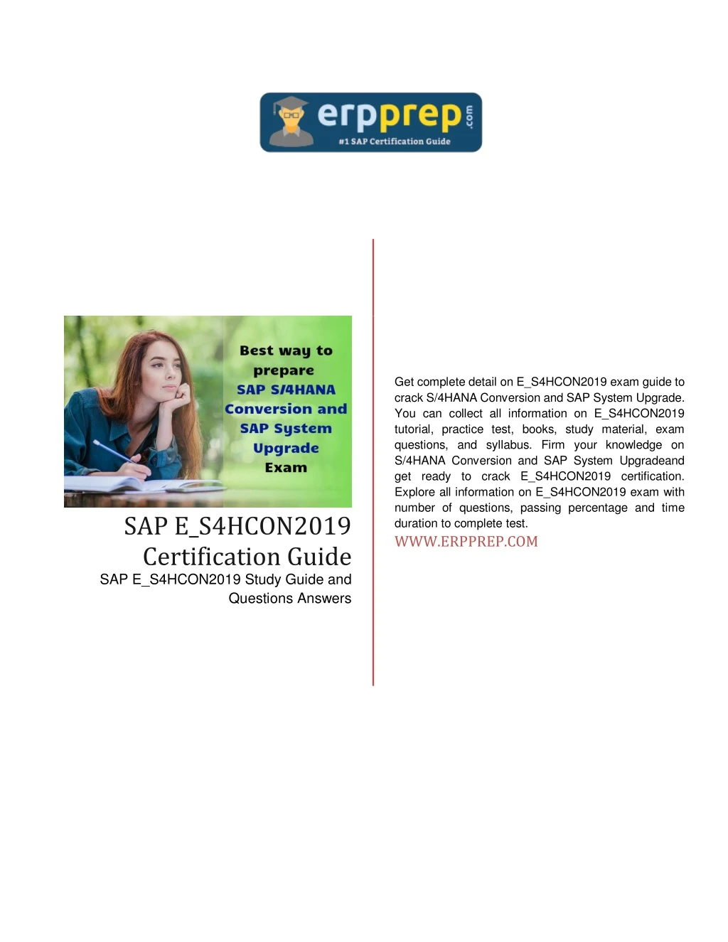 get complete detail on e s4hcon2019 exam guide