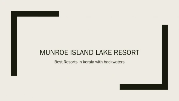 Best resorts in kerala for honeymoon | Best honeymoon resorts in kerala