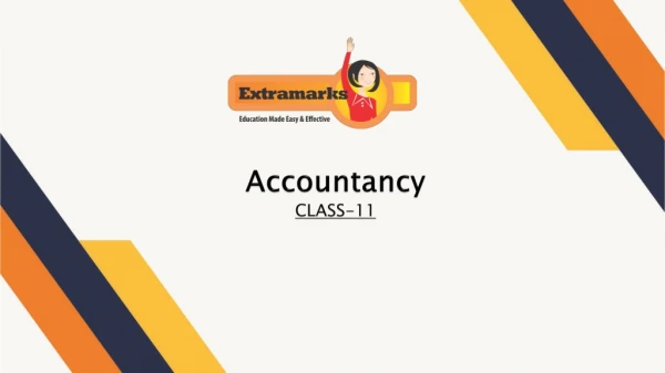 Accountancy CBSE Class 11 NCERT Solutions