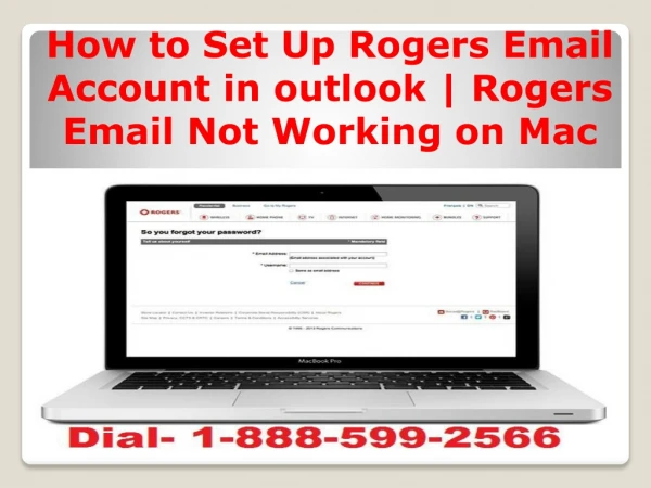 Dial- 1-888-599-2566 How to Set Up Rogers Email Account in outlook | Rogers Email Not Working on Mac