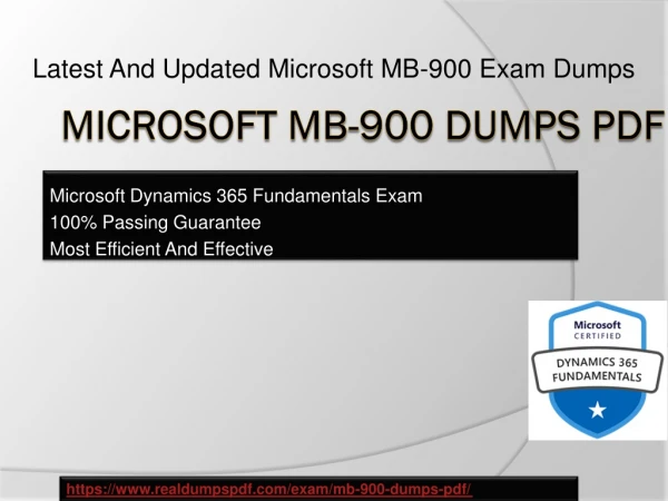 Microsoft MB-900 Dumps Pdf - Unique Study Material