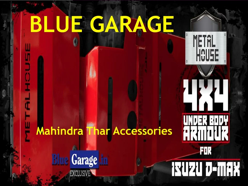blue garage