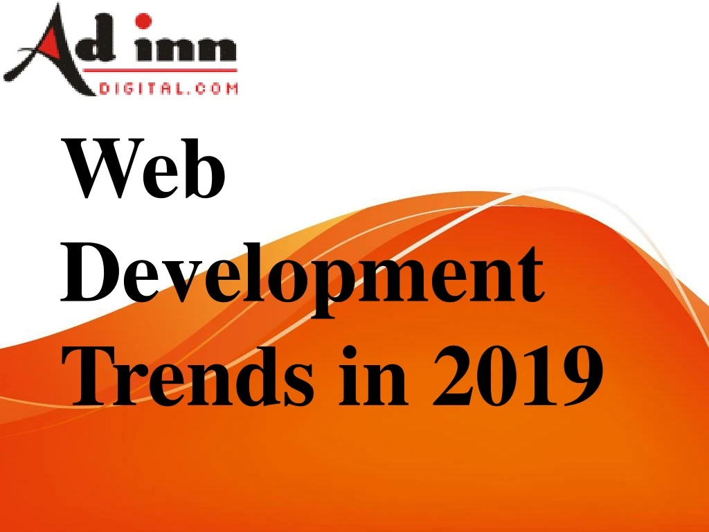 web development t rends in 2019