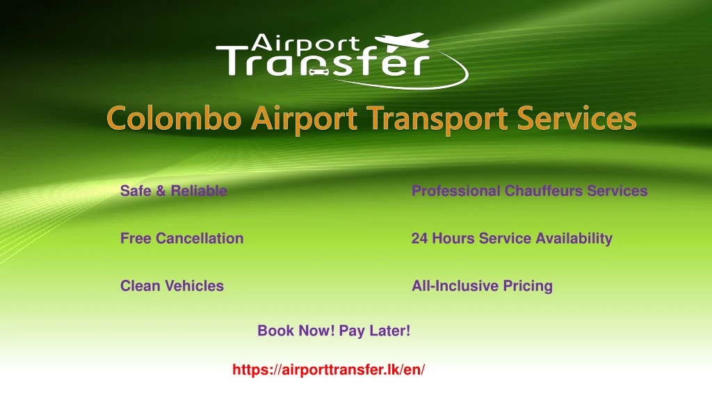 colombo airport transport services