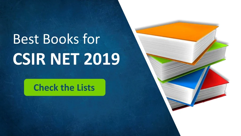 best books for csir net 2019