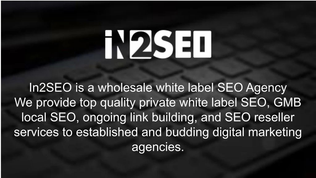 in2seo is a wholesale white label seo agency
