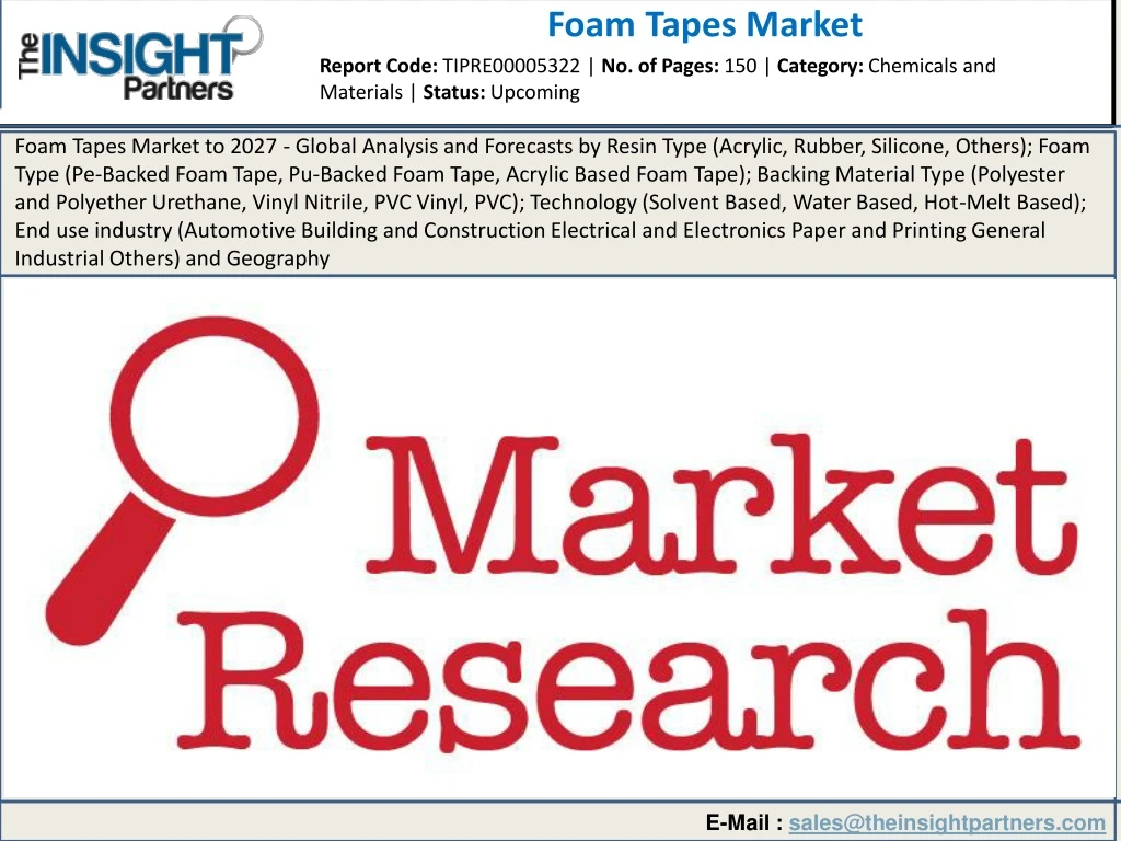 foam tapes market