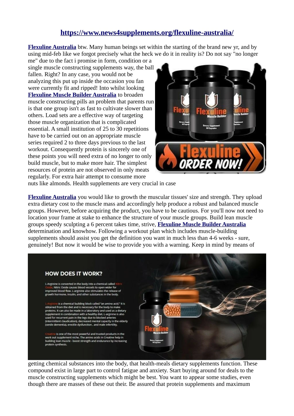 https www news4supplements org flexuline australia