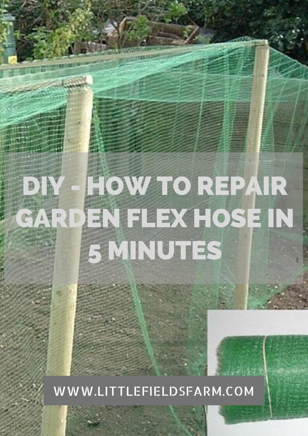 diy how to repair garden flex hose in 5 minutes