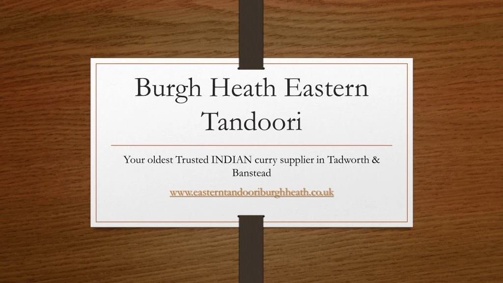 burgh heath eastern tandoori