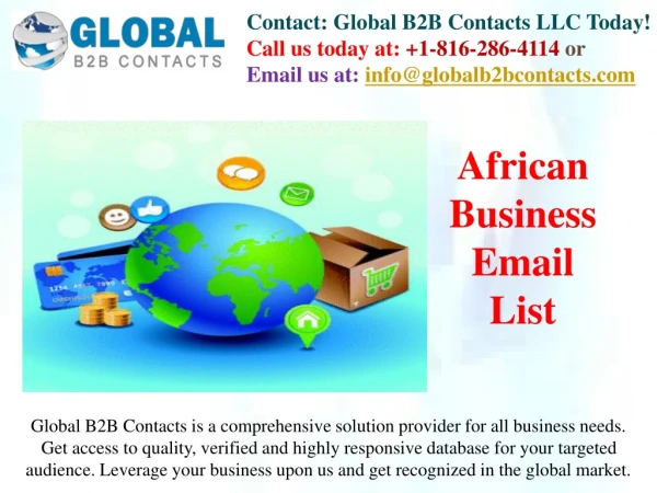 African Business Email & Mailing List