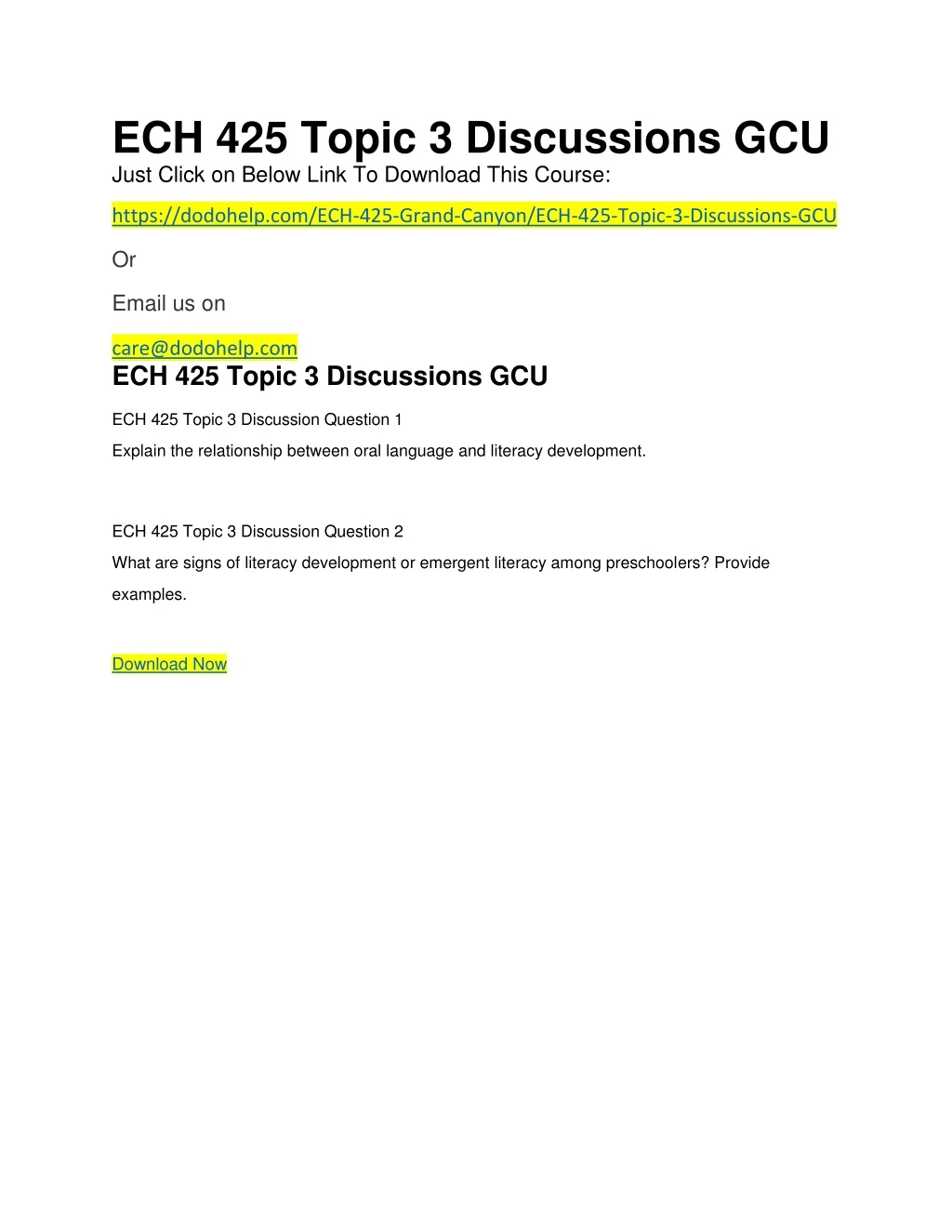 ech 425 topic 3 discussions gcu just click