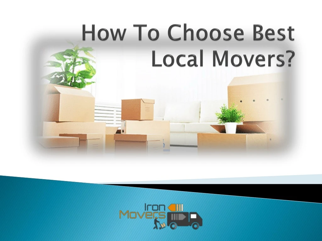 how to choose best local movers