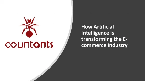 How Artificial Intelligence is transforming the E-commerce Industry