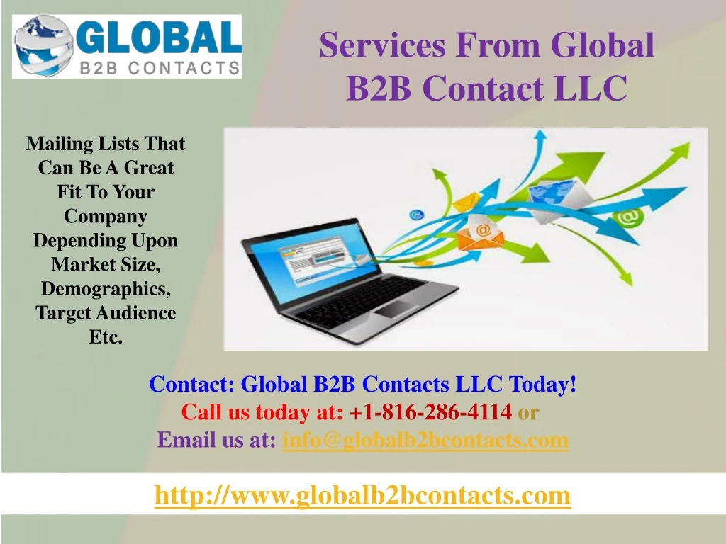 services from global b2b contact llc