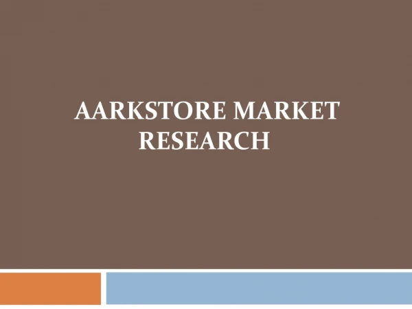 aarkstore market research