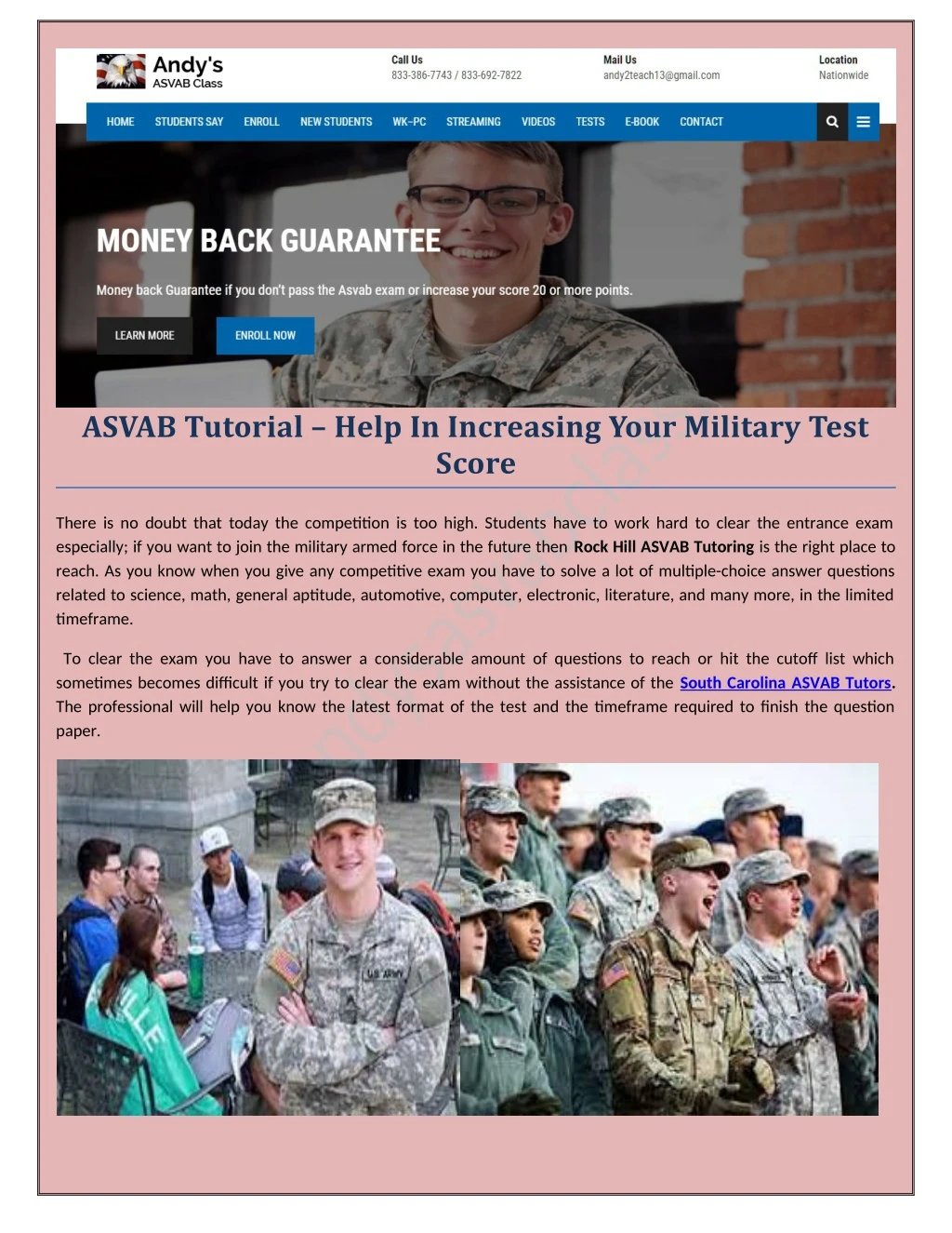 asvab tutorial help in increasing your military