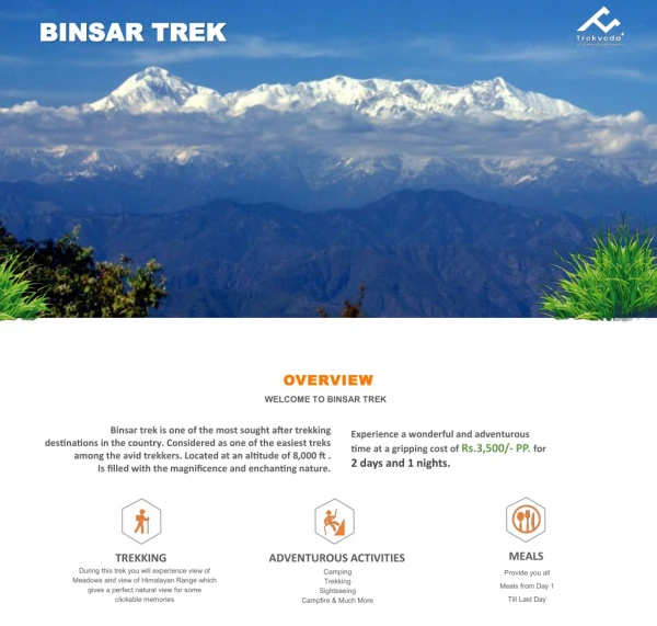 Binsar Trek – Trek in Uttarakhand | Trekveda