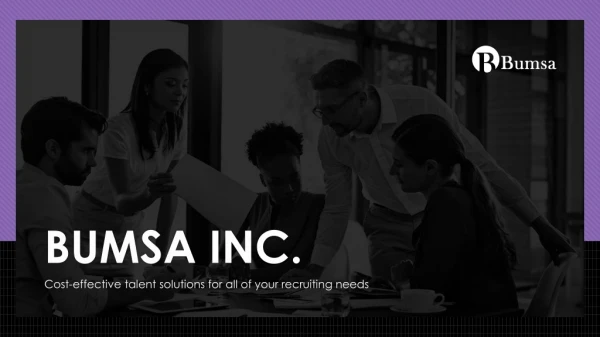 Bumsa Talent Solutions | Outsourced Staffing Service