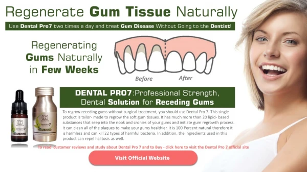 Regrow Receding Gums