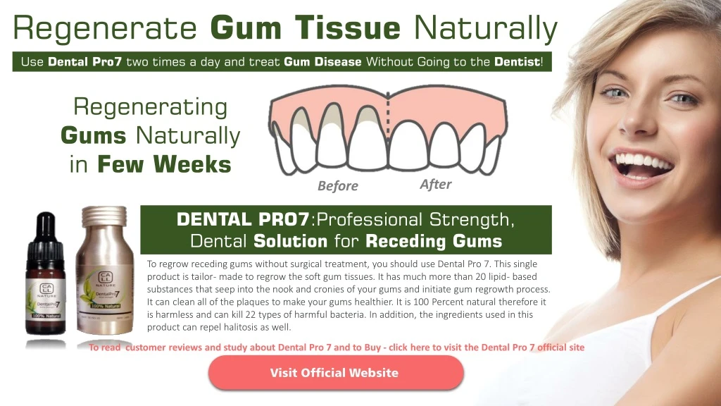 regenerate gum tissue naturally