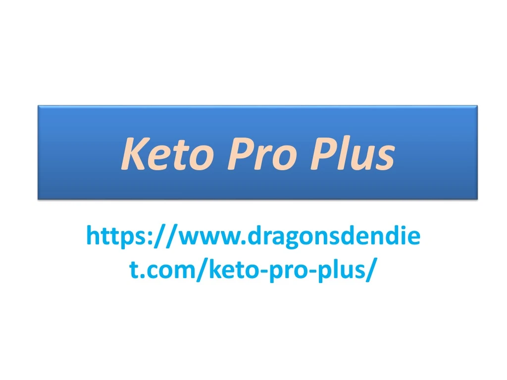 keto pro plus