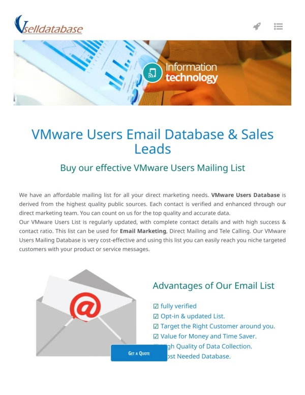 VMware User Email List- USA