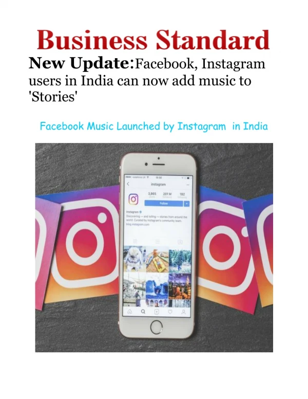 New update facebook, instagram users in india can now add music to 'stories'