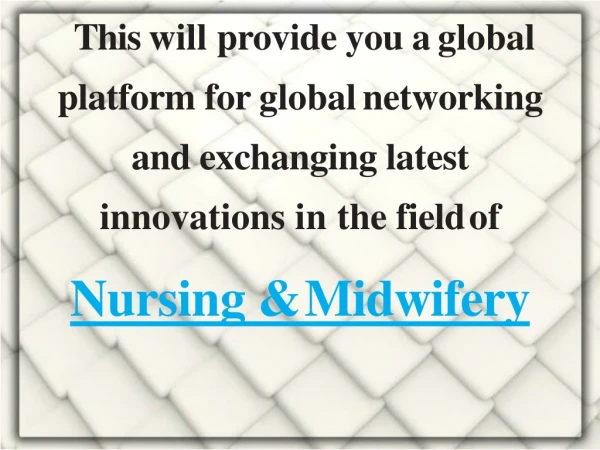 Nursing Conferences | Nursing Events | Nursing Congress