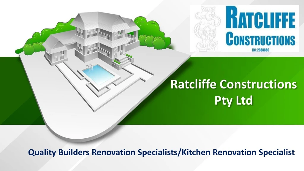 ratcliffe constructions pty ltd