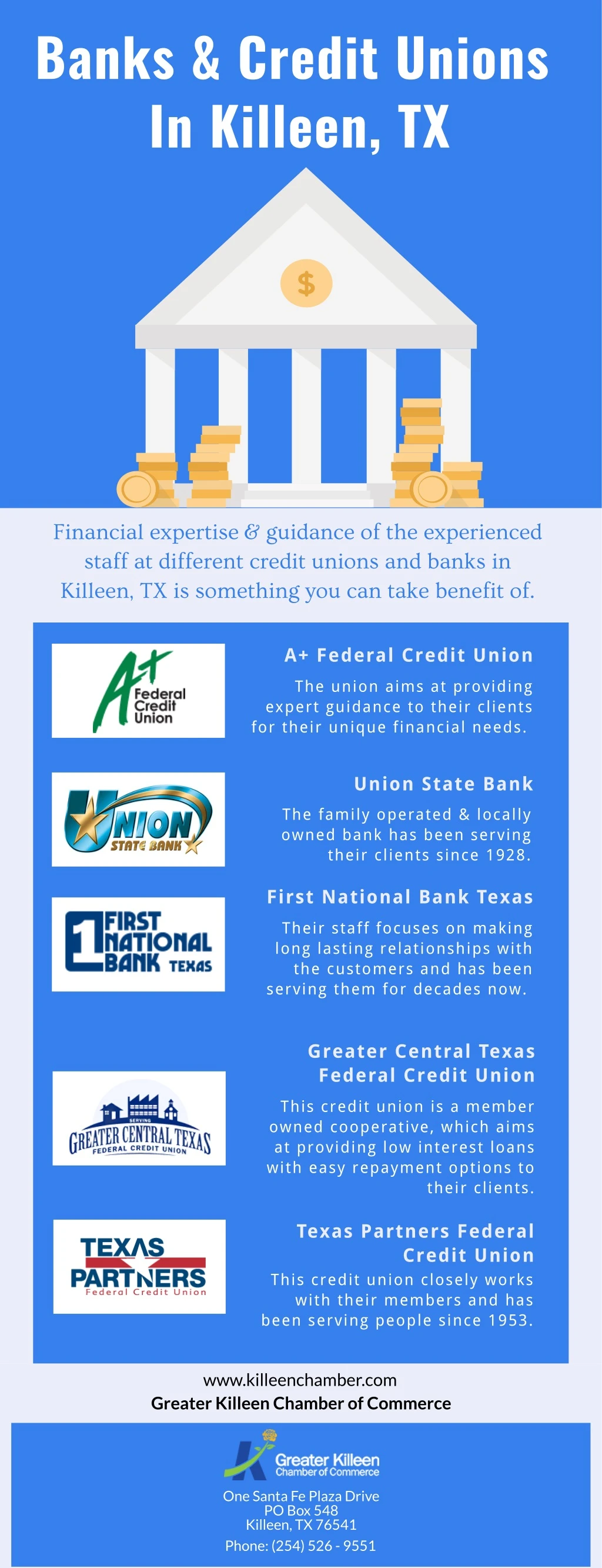 banks credit unions in killeen tx
